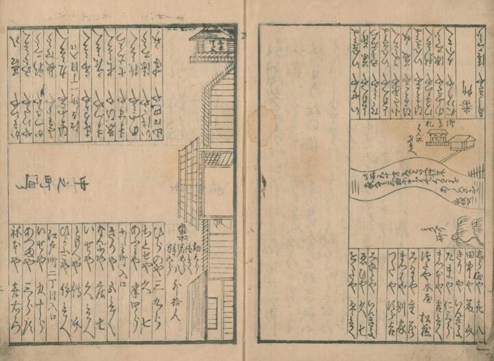 『吉原細見』、蔦屋重三郎、[寛政7 (1795)] 序
国立国会図書館デジタルコレクション https://dl.ndl.go.jp/pid/2539846